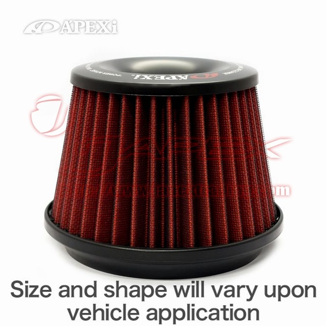 APEXi Dual Funnel Power Intake Replacement Filter 75mm UNIVERSAL 500