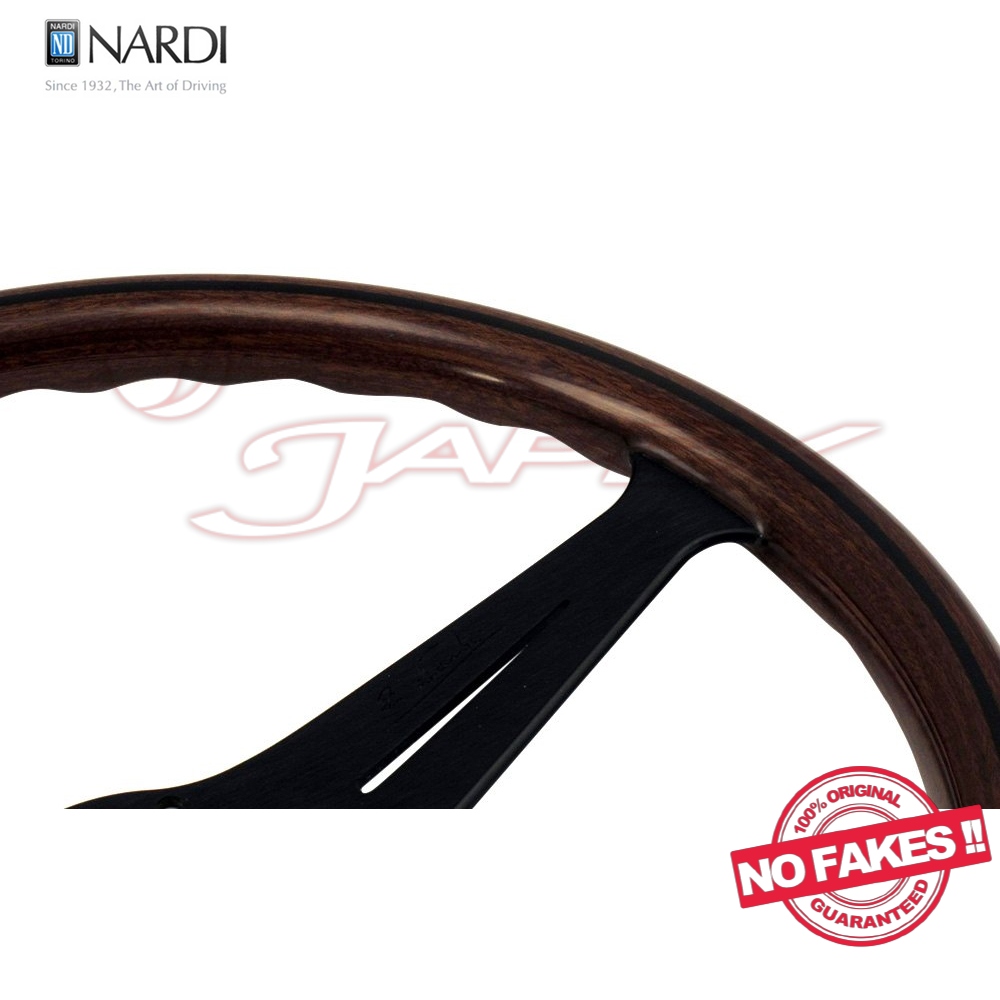 NARDI ステアリング 360 WOOD BLACK SPOKES N122 NARDI ステアリング 360 WOOD BLACK SPOKES N122（Nardi