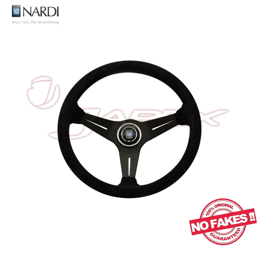 ナルディ classic NARDI Classic Sports Type Rally Black Suede Leather/Black