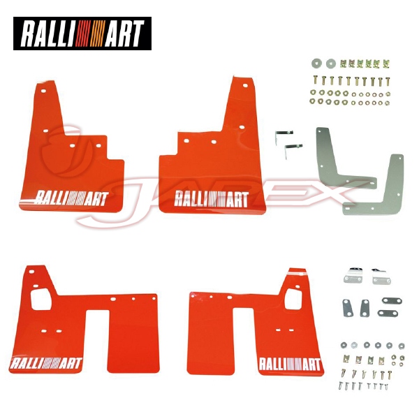 ralliart mud flaps
