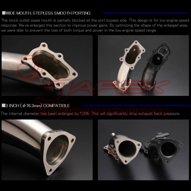 TOMEI Expreme Turbo Outlet Pipe Dump Pipe for SKYLINE R34