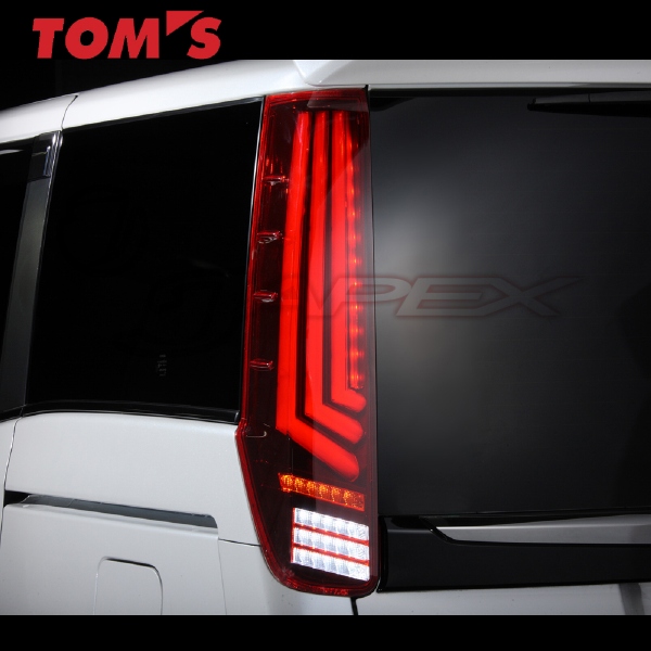 ライチ TOMS LED Flowing Tail Lights for VOXY ZRR80G/ZZR80W/ZZR85G(W