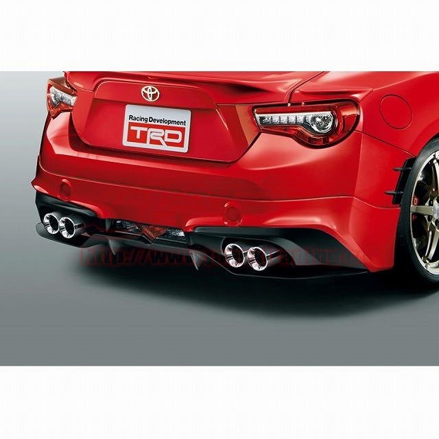 TRD Rear Bumper Spoiler 86 GT86 ZN6 Crystal White Pearl (K1X
